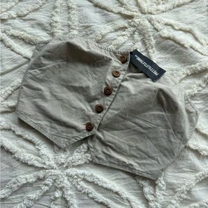 PrettyLittleThing Taupe Strapless Top